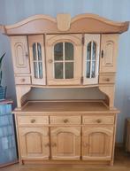 Blank eiken buffetkast, Ophalen, Gebruikt, 150 tot 200 cm, 25 tot 50 cm