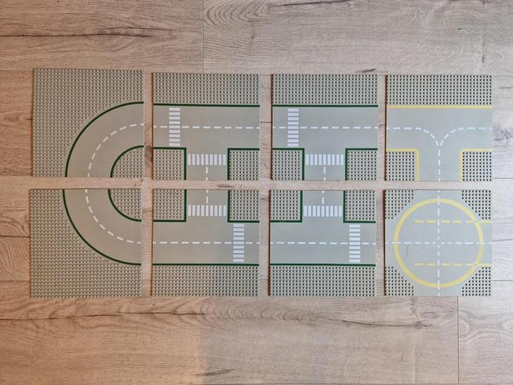 8 Lego straat platen, Kinderen en Baby's, Speelgoed | Duplo en Lego, Gebruikt, Lego, Ophalen of Verzenden
