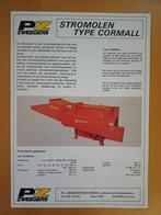 Folder PZ Zweegers Stromolen type Cormall, Ophalen of Verzenden, Gelezen, Tractor en Landbouw