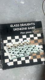 Glaswerk schaken & dammen spel, Ophalen of Verzenden