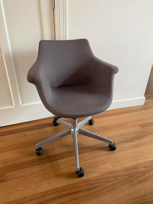 Bureaustoel grijs, Huis en Inrichting, Bureaustoelen, Gebruikt, Grijs, Ophalen