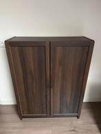 Smal donker eiken kast, Huis en Inrichting, Kasten | Computermeubels, Ophalen, Nieuw, Minder dan 40 cm, 70 tot 120 cm