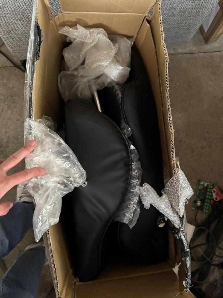 VDD Gaming Cyclone Bureaustoel - Nieuw!, Huis en Inrichting, Bureaustoelen, Nieuw, Bureaustoel, Zwart, Gaming bureaustoel, Ophalen of Verzenden
