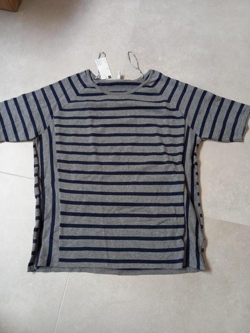 Nieuw! Blauw grijs shirt HEMA maat XL, Kleding | Dames, T-shirts, Nieuw, Maat 46/48 (XL) of groter, Grijs, Korte mouw, Ophalen of Verzenden