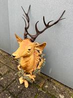 Retro hertje,brocante kunststof hert,vintage wand hertje, Ophalen