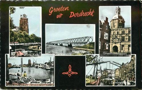 (386-219-043) Dordrecht Groeten uit, Verzamelen, Ansichtkaarten | Nederland, Zuid-Holland, Verzenden