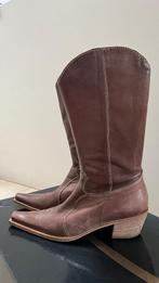 Progetto bruine leren laarzen maat 40, Hoge laarzen, Bruin, Ophalen of Verzenden, Zo goed als nieuw