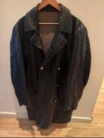 vintage leren jas, brandweer Amsterdam, Ophalen, Maat 52/54 (L), Brandweer, Zwart