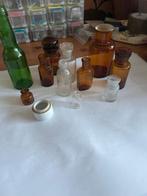 Oude apothekers flesjes en potjes, Antiek en Kunst, Antiek | Glas en Kristal, Ophalen of Verzenden