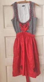 Zwart met rood Dirndl maat 42/ 44 oktoberfeest, Ophalen of Verzenden, Zo goed als nieuw, Maat 42/44 (L)