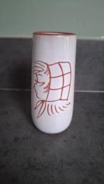 Vintage vaasje van Boonstra met meisjeshoofd 11 cm, Ophalen of Verzenden