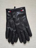 Tommy hilfiger leren handschoenen zwart nieuw, Nieuw, Ophalen of Verzenden, Maat 36 (S), Handschoenen
