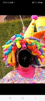 Prachtige kleurrijke loopgroep 9 personen, Ophalen of Verzenden, Gedragen, Carnaval
