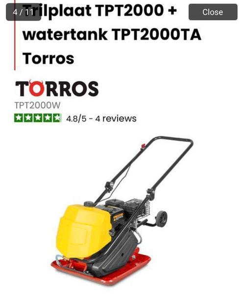Trilplaat te huur., Tuin en Terras, Hand-tuingereedschap, Zo goed als nieuw, Overige soorten, Verzenden