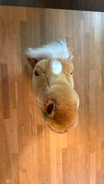 Paarden hoofd knuffel pluch, Ophalen of Verzenden, Zo goed als nieuw