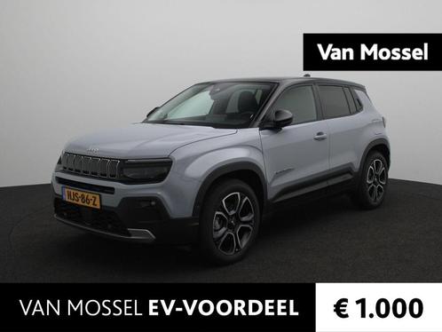 Jeep Avenger Summit 54 kWh | Storm Grey | Achteruitrij camer, Auto's, Jeep, Bedrijf, Te koop, Avenger, ABS, Achteruitrijcamera