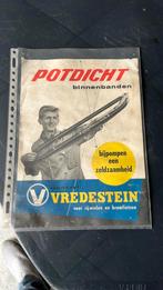 Vredestein reclame folder antiek, Ophalen of Verzenden, Zo goed als nieuw, Reclamebord