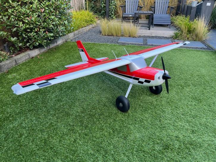 2,1 meter Cessna T150 PNP van E-Flite, Hobby en Vrije tijd, Modelbouw | Radiografisch | Vliegtuigen, Zo goed als nieuw, Elektro