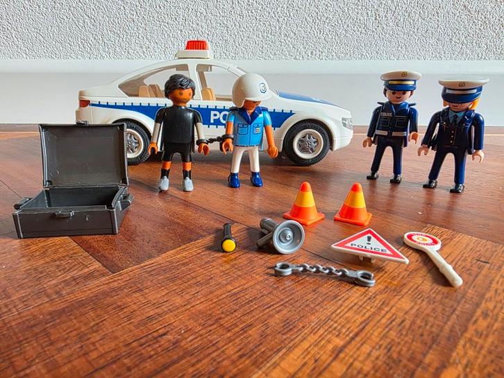 Playmobil 5184 Politieauto met poppetjes en accessoires, Kinderen en Baby's, Speelgoed | Playmobil, Gebruikt, Complete set, Ophalen