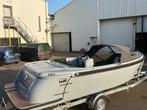 Topcraft 605 Tender + Tohatsu 50pk + Zonnedek + TRAILER, Watersport en Boten, Sloepen, Ophalen, Gebruikt, 6 meter of meer, 30 tot 50 pk
