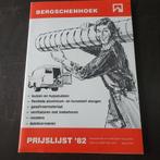 Bergsenhoek Prijslijst '82 - Catalogus, Boeken, Catalogussen en Folders, Ophalen of Verzenden, Gelezen, Bergsenhoek, Catalogus