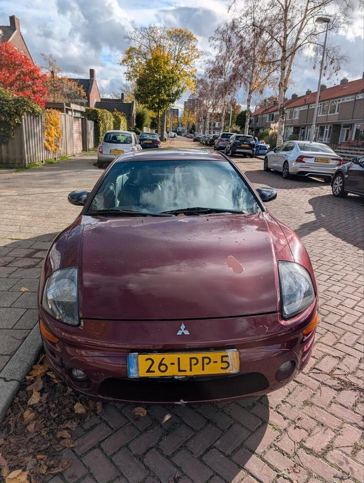 Mitsubishi Eclipse 2003 Rood, Auto's, Mitsubishi, Eclipse, ABS, Airbags, Airconditioning, Bluetooth, Cruise Control, Elektrische buitenspiegels
