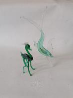 2 miniaturen, Antiek en Kunst, Antiek | Glas en Kristal, Ophalen of Verzenden