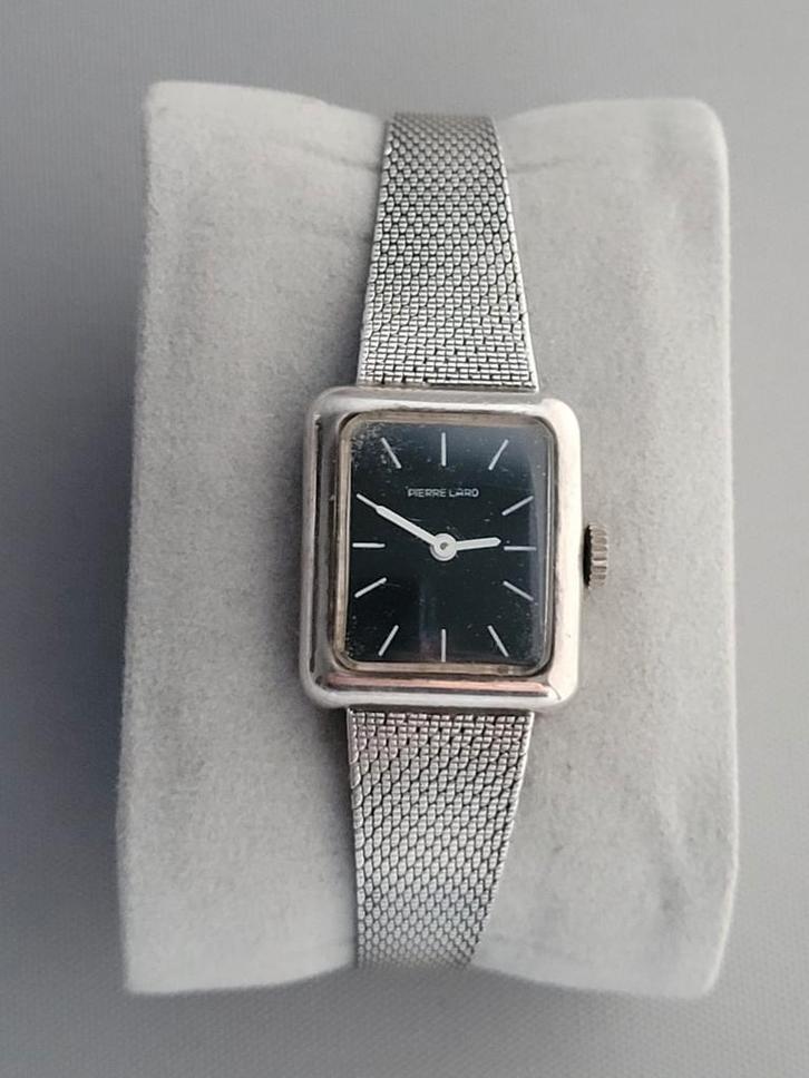 Vintage zilveren dameshorloge PIERRE LARO, Sieraden, Tassen en Uiterlijk, Horloges | Dames, Zo goed als nieuw, Overige merken