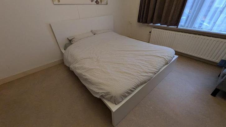 IKEA Malm Bed met lattenbodems - gratis afhalen, Huis en Inrichting, Slaapkamer | Bedden, Gebruikt, Tweepersoons, 160 cm, 200 cm