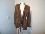 Elisabetta Franchi gold nieuw gebreid leder look koort IT 44