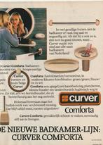 Retro reclame 1981 Curver Comforta badkamer spulletjes, Verzamelen, Verzenden, Overige typen