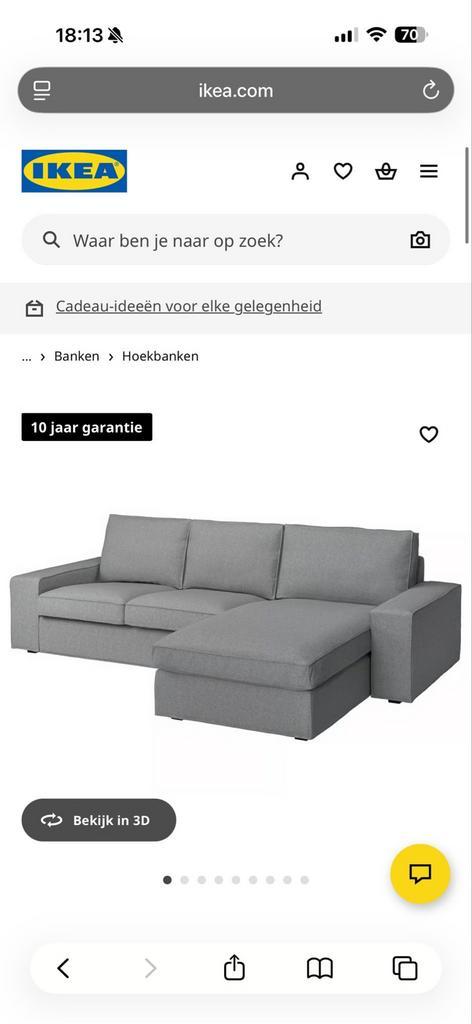 Bankhoes voor IKEA bank, Huis en Inrichting, Banken | Complete zithoeken, Zo goed als nieuw, Stof, Ophalen of Verzenden