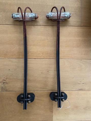 Terzani Ayala Alaya wandlamp / 2 stuks met nieuw murano glas beschikbaar voor biedingen