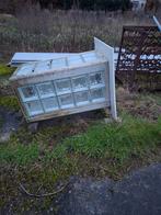 Glazen bouwsteen hangtafel., Ophalen, Gebruikt, Vierkant, Overige materialen