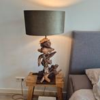 Stronkjeslamp Drijfhout Tierlantijn Ovaal Groen Velvet 2x, Ophalen, Zo goed als nieuw, Minder dan 100 cm, Organic Coastal
