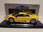 Lamborghini Murcielago yellow 2003 Welly metal 1:18 KRD, Hobby en Vrije tijd, Modelauto's | 1:18, Ophalen of Verzenden, Zo goed als nieuw
