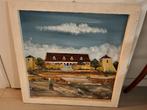 Olieverfschilderij landhuis Brievengat Curacao, Antiek en Kunst, Kunst | Schilderijen | Klassiek, Ophalen of Verzenden