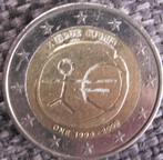2 Euromunt van Cyprus uit 2009 met het motief 10 jaar euro 1, Postzegels en Munten, Munten | Europa | Euromunten, 2 euro, Ophalen of Verzenden
