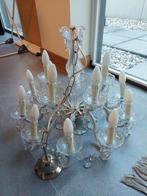 Vintage kroonluchter 60 cm breed made in Italie, Ophalen, Gebruikt, Glas