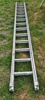 schuifladder 2x13 sporten, Doe-het-zelf en Verbouw, Ladders en Trappen, Ophalen, Gebruikt, 4 meter of meer