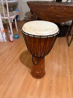 Djembe trommel | echt hout | mooi strak vel, Ophalen, Gebruikt, Overige merken