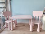 Ikea kindertafel en twee stoelen Mammut goede staat, Ophalen, Zo goed als nieuw, Stoel(en)
