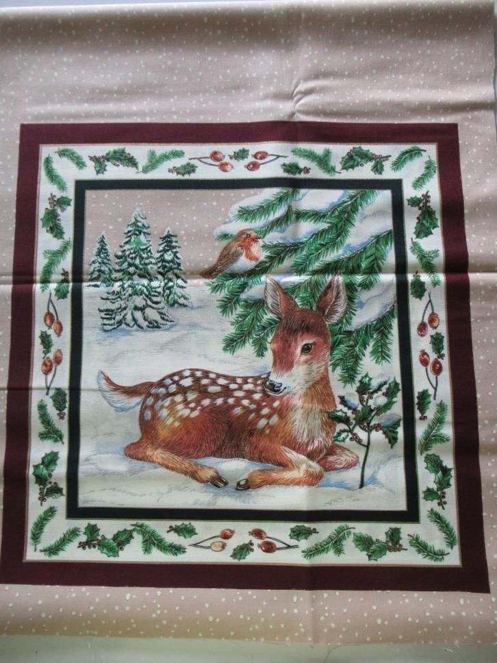 Katoen stof voor kussenpaneel., Hobby en Vrije tijd, Stoffen en Lappen, Nieuw, Katoen, 30 tot 120 cm, 30 tot 200 cm, Ophalen