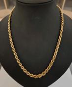 14 karaats gouden koord / rope ketting geelgoud 50cm, Ophalen of Verzenden, Zo goed als nieuw, Goud, Goud