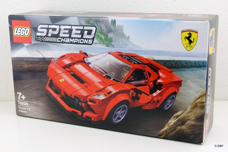 LEGO Speed Champions 76895 - Ferrari F8 Tributo, Kinderen en Baby's, Speelgoed | Duplo en Lego, Nieuw, Lego, Complete set, Ophalen of Verzenden