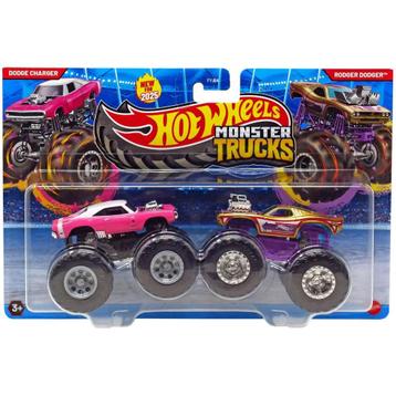 Hotwheels: Monster Trucks 2-Pack: Dodge Charger & Rodger Dod beschikbaar voor biedingen