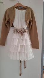 Feestelijk Bruiloftjurkje met Bolero, Ophalen of Verzenden, Zo goed als nieuw, Miranda, Meisje