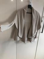Gebreide vest / oversized open vest / wijde cardigan beige, Maat 38/40 (M), Beige, Ophalen of Verzenden, Zo goed als nieuw