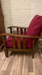 Antieke rookstoel - verstelbare rugleuning, Ophalen, Gebruikt, Minder dan 75 cm, 50 tot 75 cm
