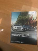 BMW 1 Serie Brochure - ook / stuks 205 -16-55 winterbanden, Ophalen of Verzenden, Nieuw, BMW